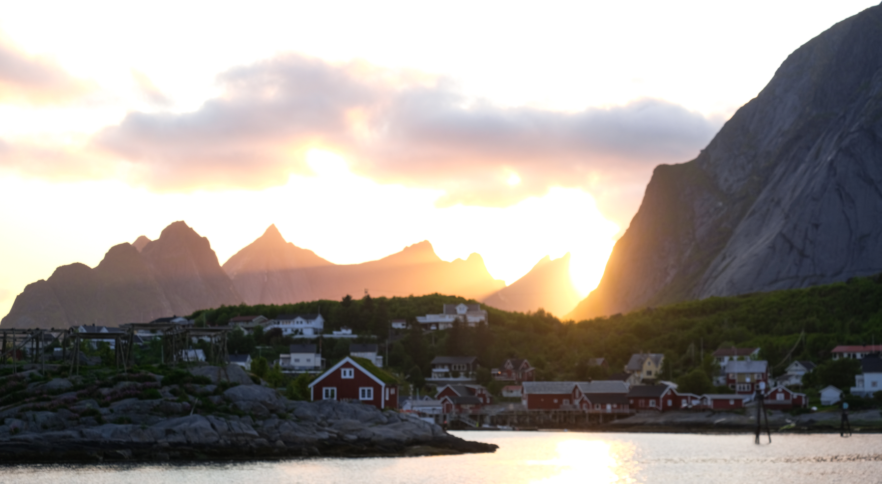 Reine sun rays