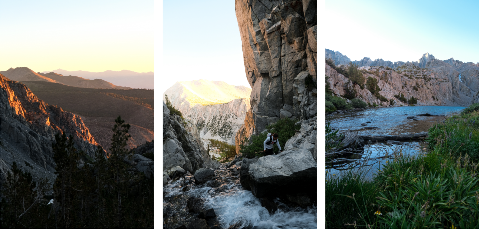 Approach to Middle Palisade