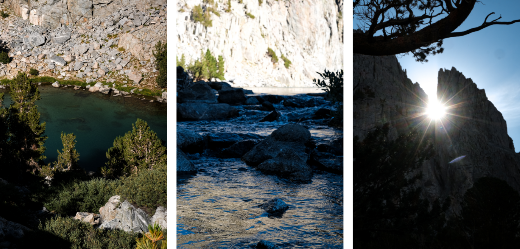 Decent from Middle Palisade