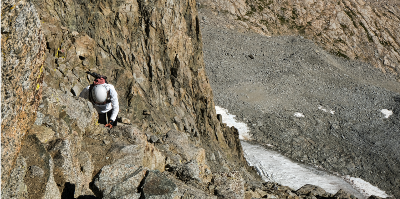 Entrance to main chute