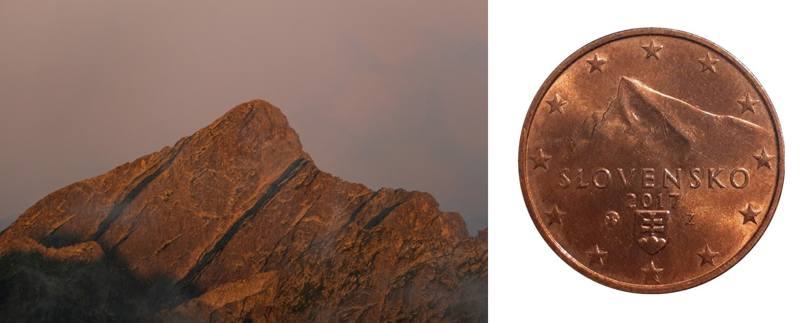 Krivan on Slovakian coin