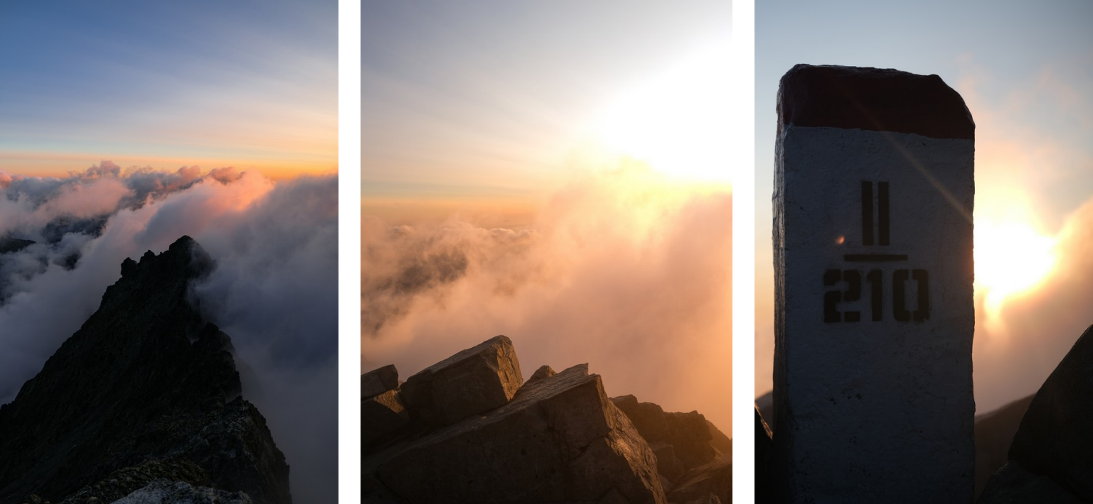 Rysy sunrise